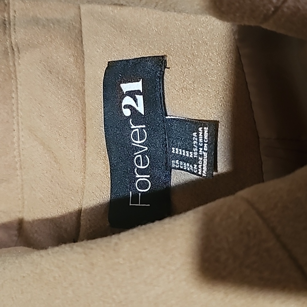 Forever 21 Camel Color Peacoat - Picture 4 of 11